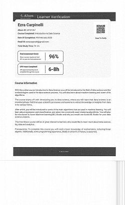 DATA SCIENCE CREDENTIAL ID 1658-24101967